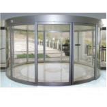 درب اتوماتیک شیشه ای تمام گرد یا revolving